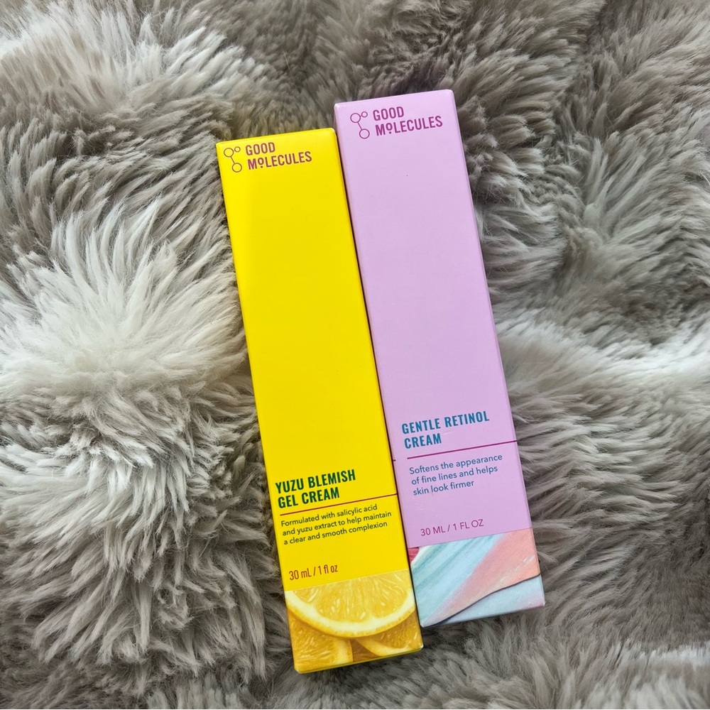 Good Molecules Yuzu Gel Cream + Gentle Retinol 30ml Set NWB